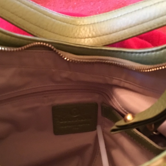 Cole Hahn green and leopard shoulder bag - Picture 3 of 5