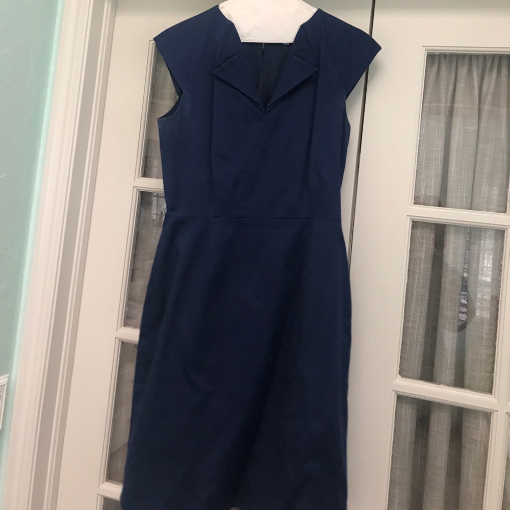 Navy work dress