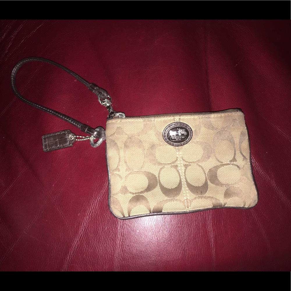 Coach Wristlet- perfect for night out with girls!