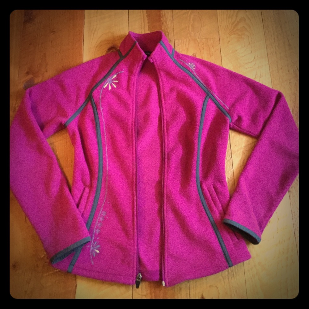 Eddie Bauer full zip fleece jacket