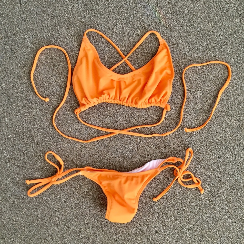 Fun orange strappy Bikini