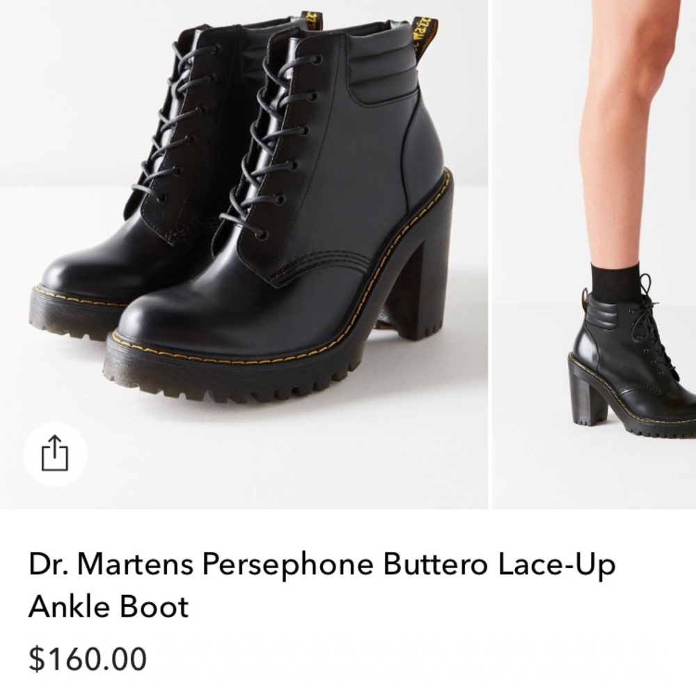 DOC MARTEN HEEL BOOTS