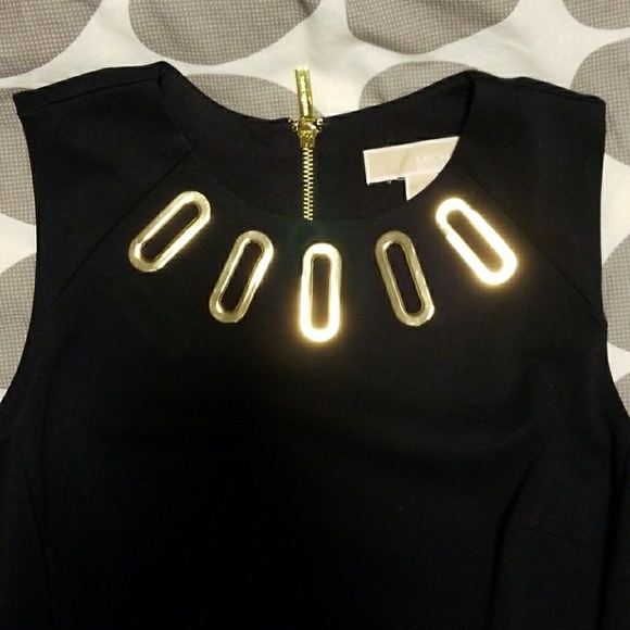 NWOT Michael Kors Navy Cocktail Dress Size 0 - Picture 4 of 6