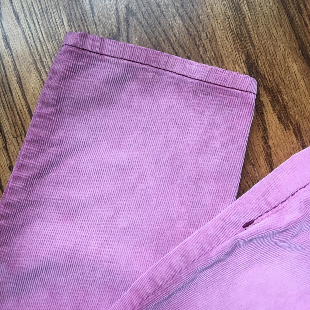 SALE🛎EUC FREE PEOPLE ROLLER CROP CORD MERLOT PINK - Picture 8 of 8