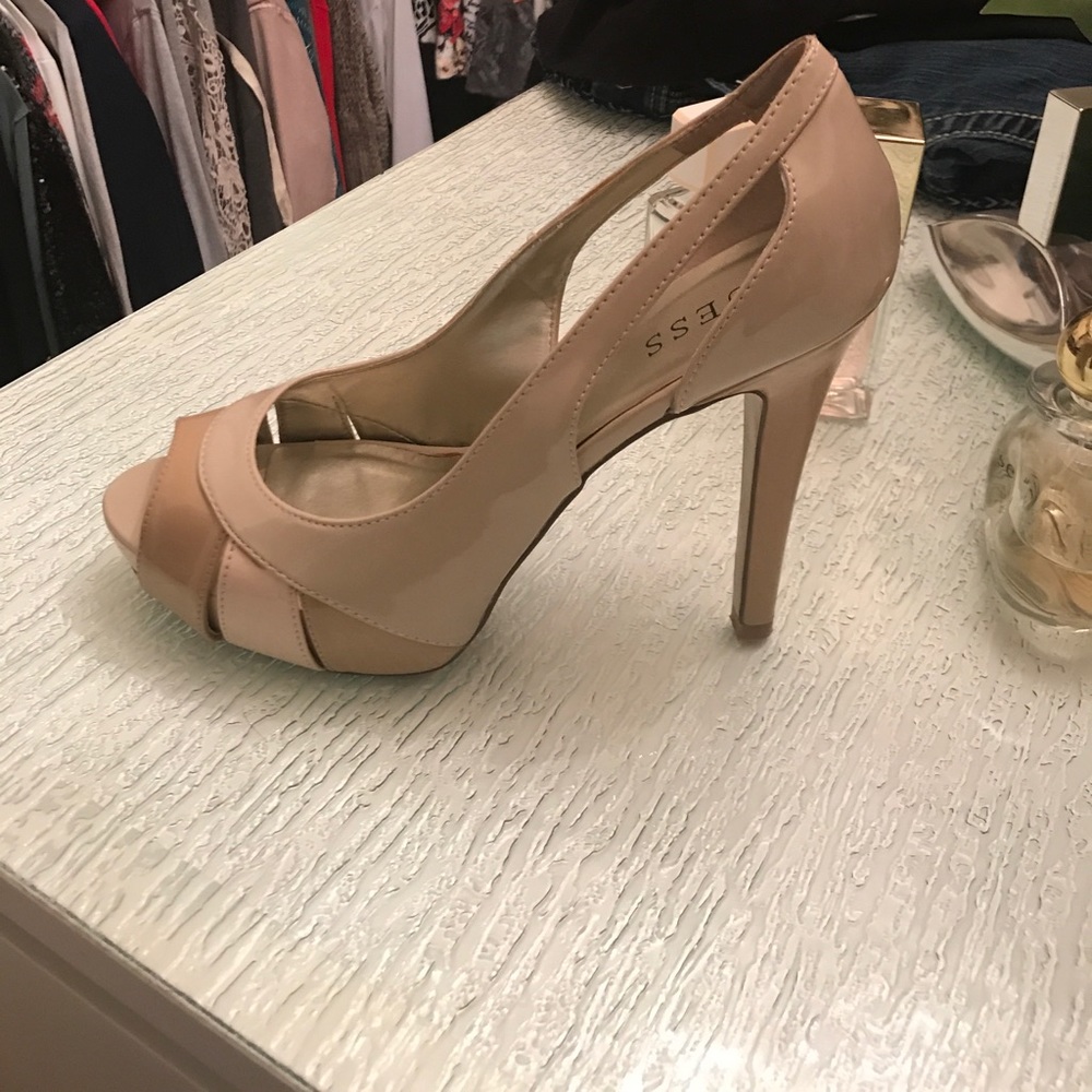 Tan guess heels