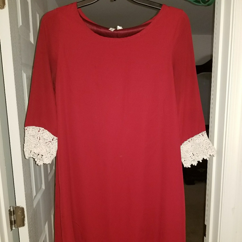 Burgandy Dress