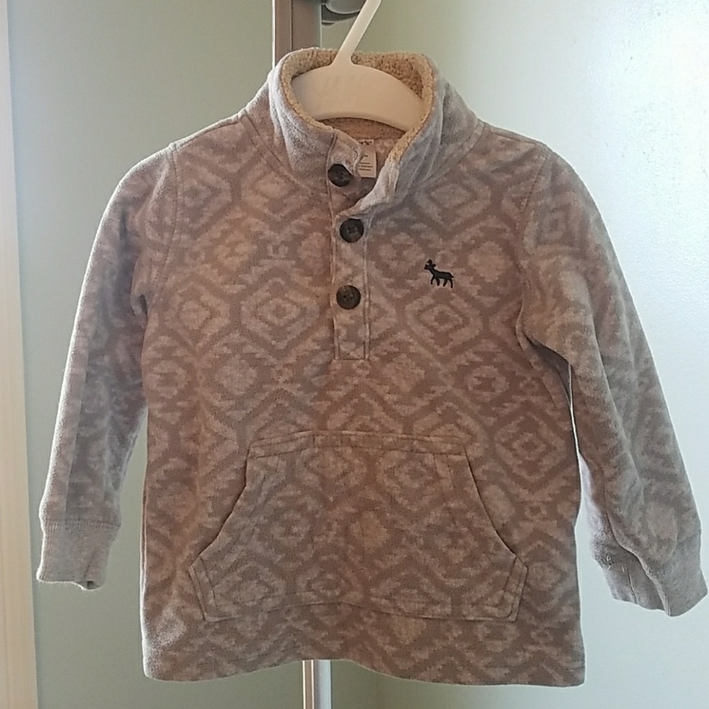 Long Sleeve Aztec Fleece