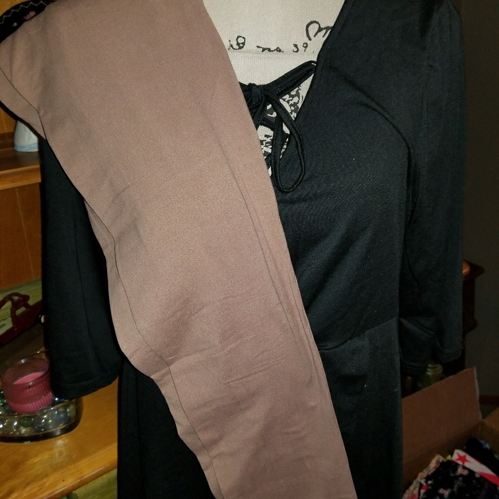 Solid mocha colored size 2-10