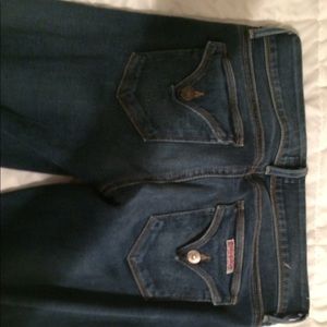 Hudson gently worn blue jeans