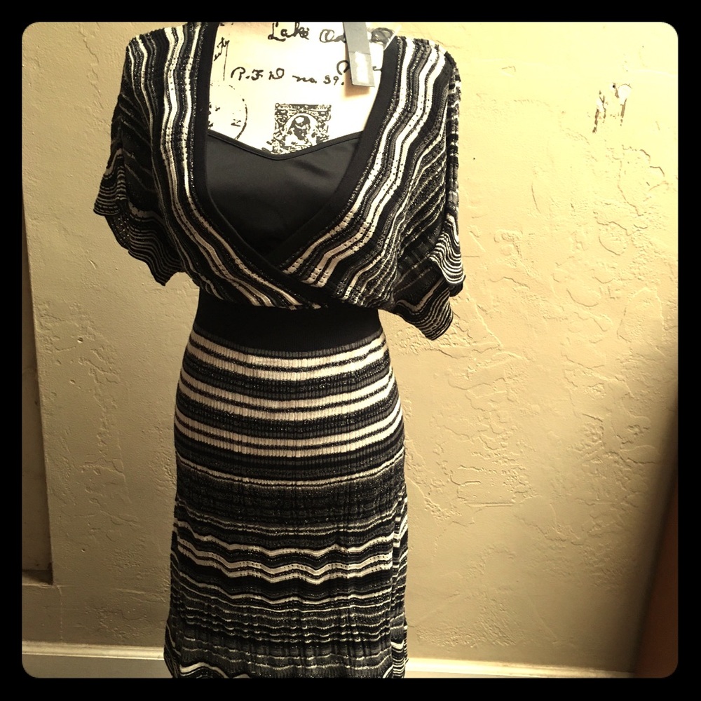 Brand new apt 9 sweater dress with slip.