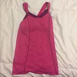 LuluLemon Pink Workout Tank