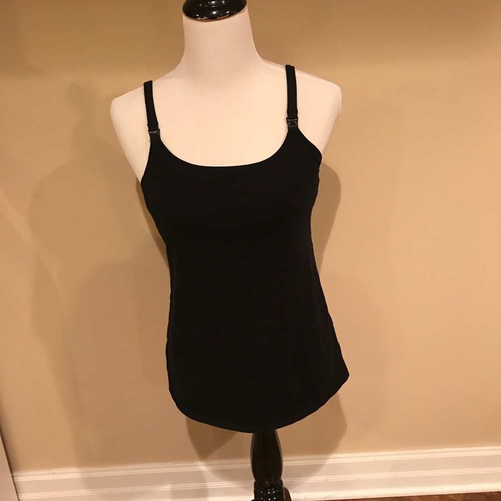 Gilligan O'Malley black nursing tank top medium