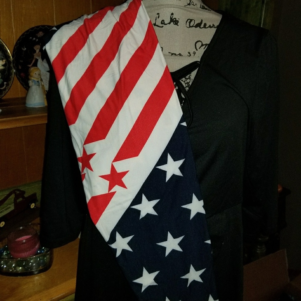 American flag sizes 2-10 Soft leggingz