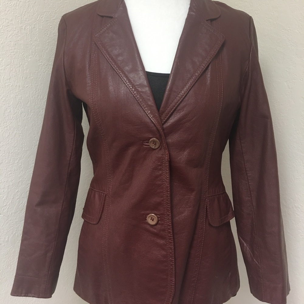 *Vintage* Sears JR Bazaar Leather Jacket