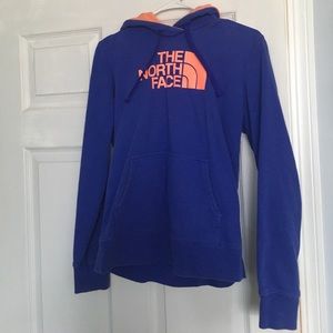 North face hooded sweatshirt