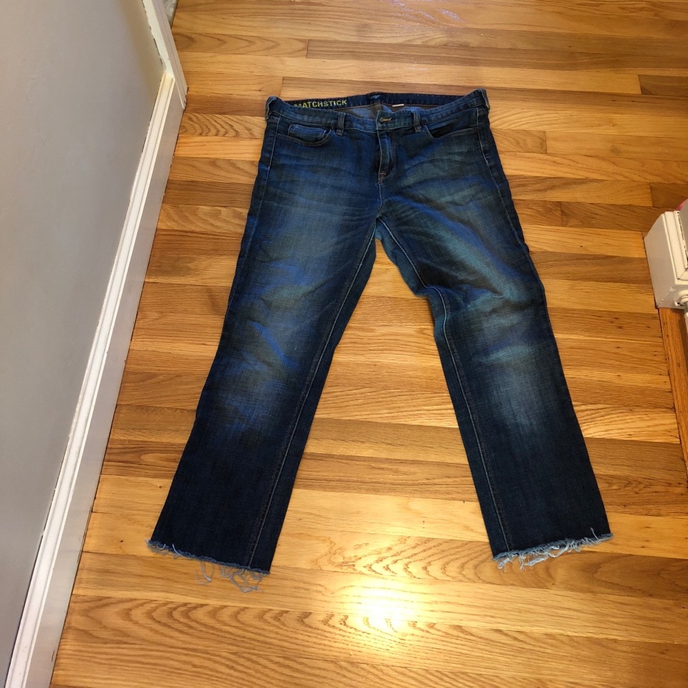 J. Crew Matchstick Jeans 33R