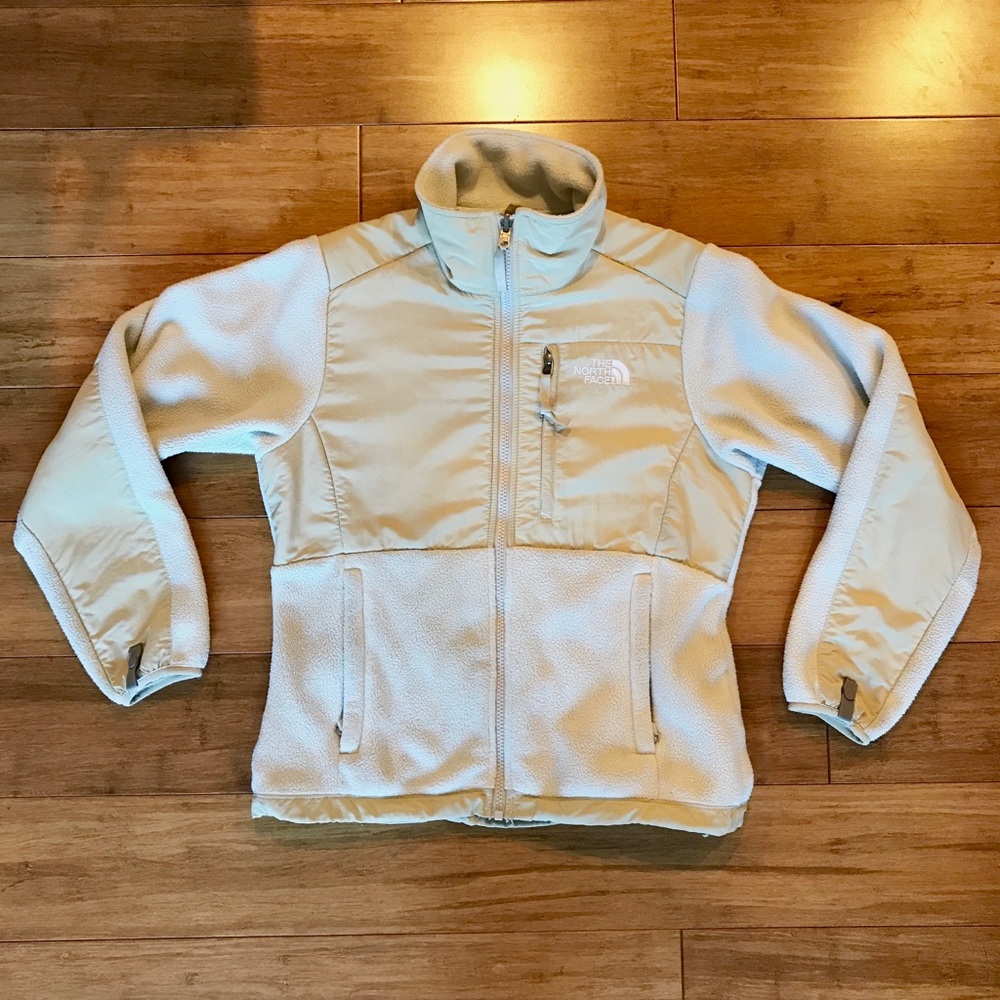 Cream North Face fleece jacket.  Gently worn.