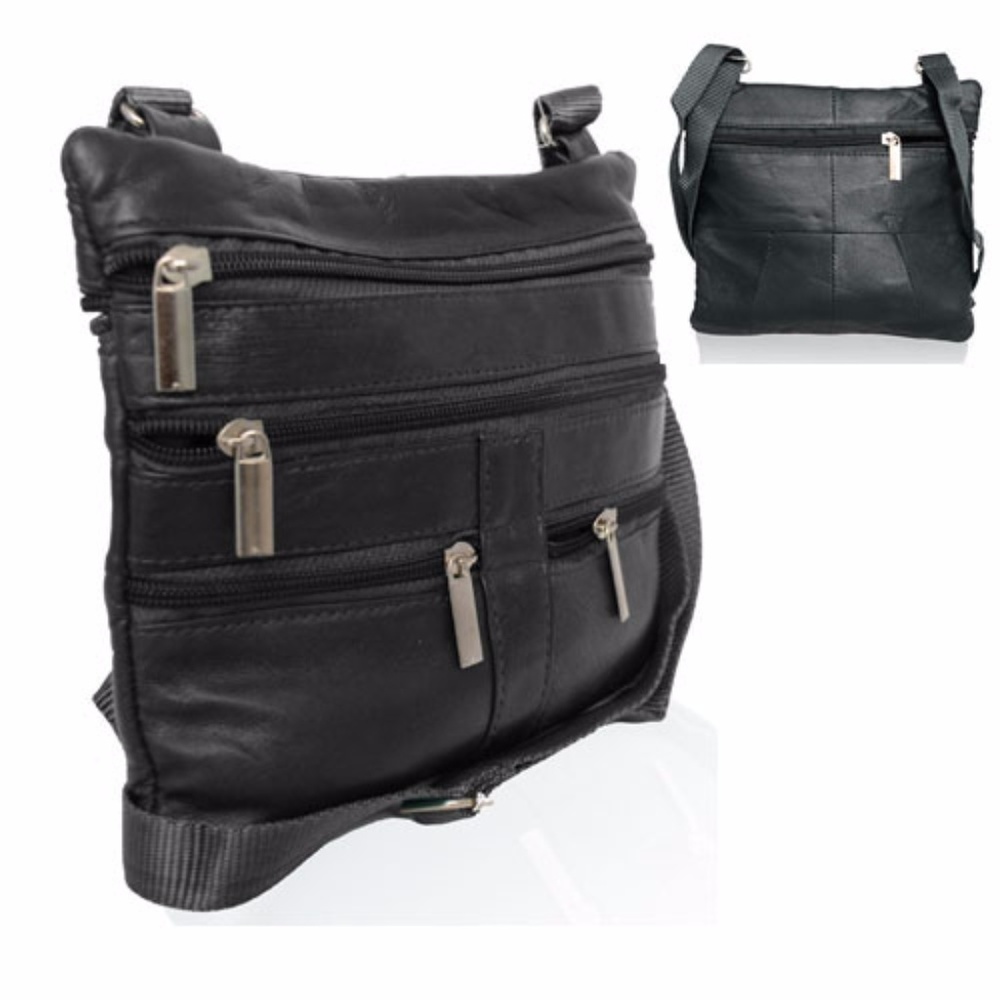Genuine Leather Messenger Cross Body Bag