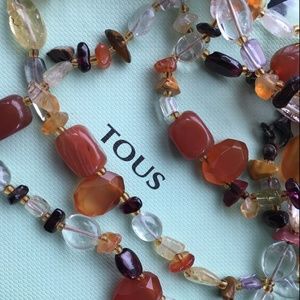 TOUS Necklace with gemstones stones