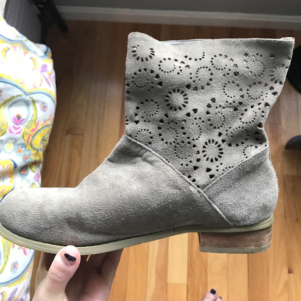 Laser cut booties