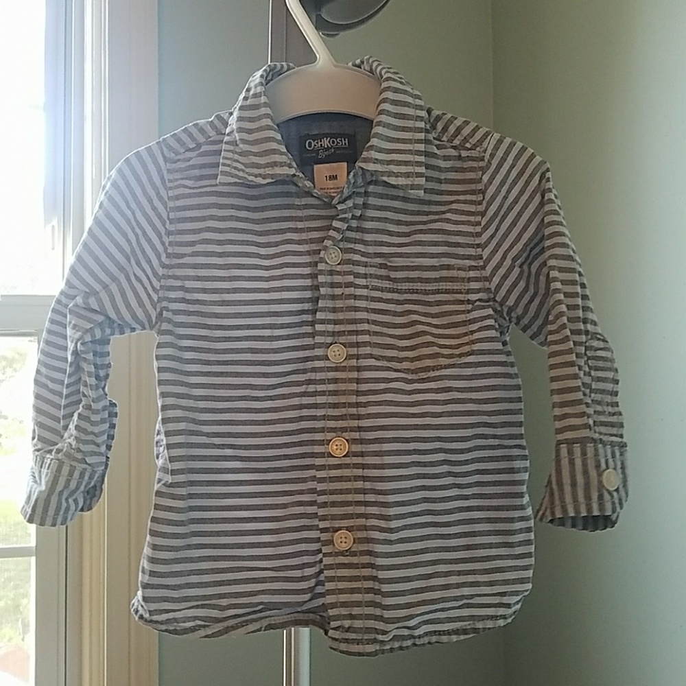 Toddler Long Sleeve button down