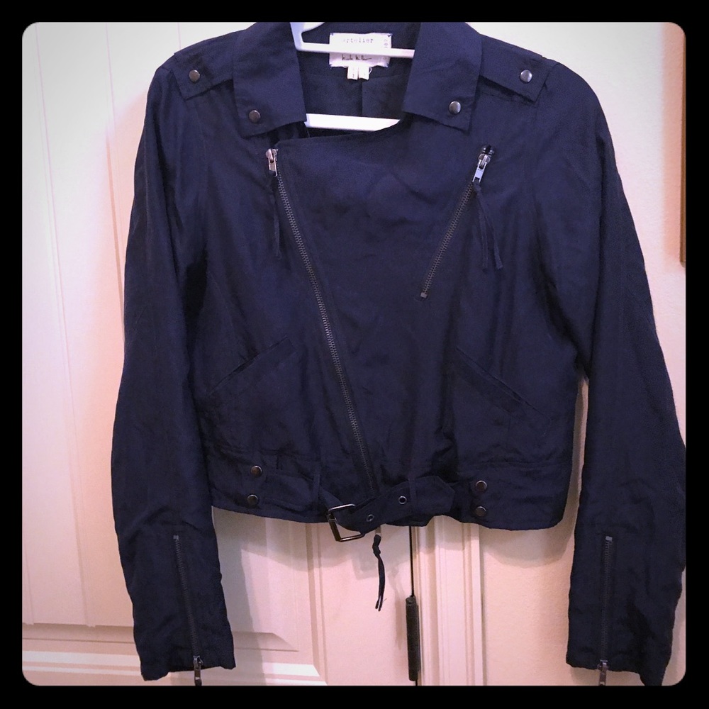 Nicole Miller Artelier Moto Jacket