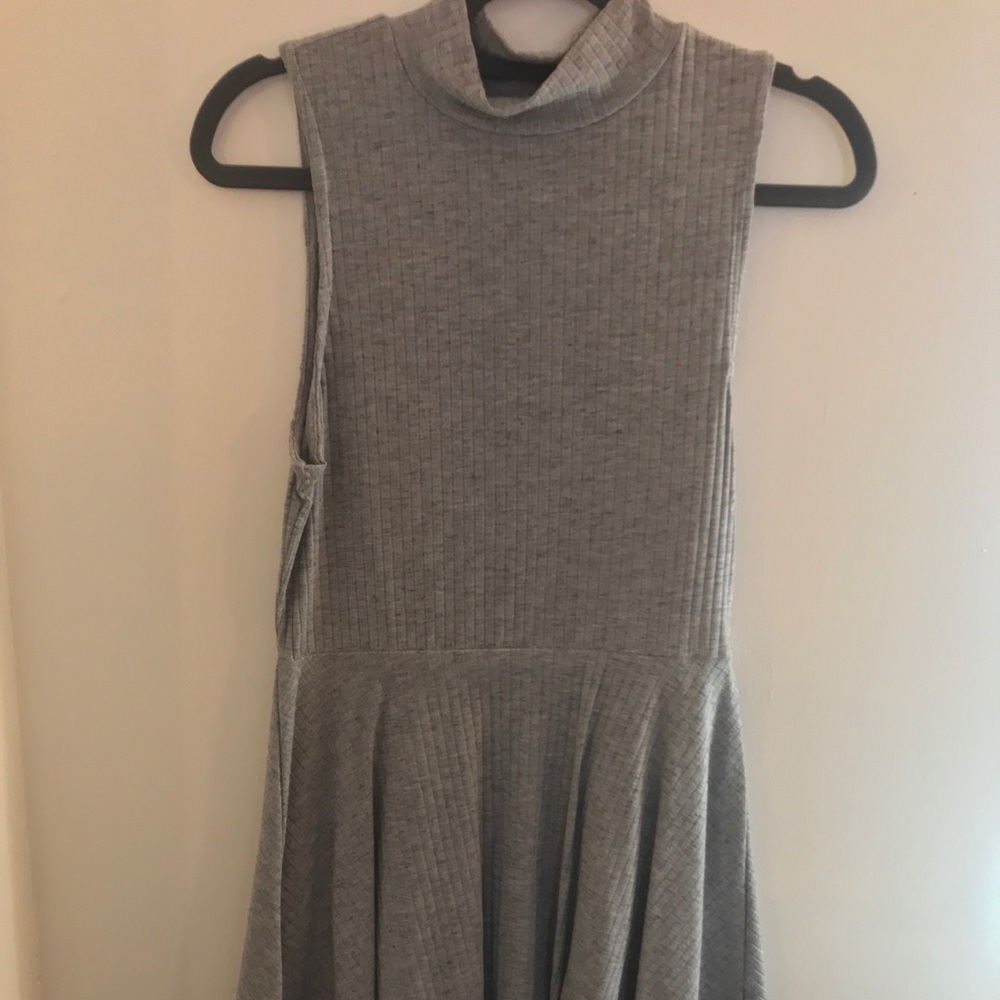 Ribbed skater dress