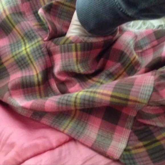 Gorgeous, Chic Brown/Pink Plaid, Lined Peacoat - Picture 4 of 4