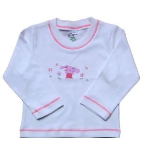 Organic Cotton Long Sleeve Baby Lounge Tee Top NWT