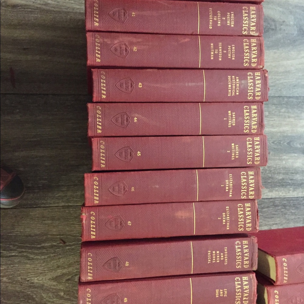 Harvard collection books with reading guide