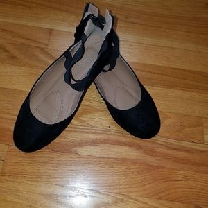 Black Ballerina Flats