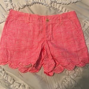 Lilly Pulitzer shorts scalloped
