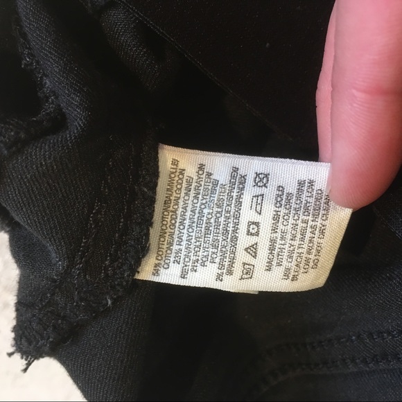 Free People Black Mid Rise Tuxedo Jeggings 24 - Picture 6 of 7