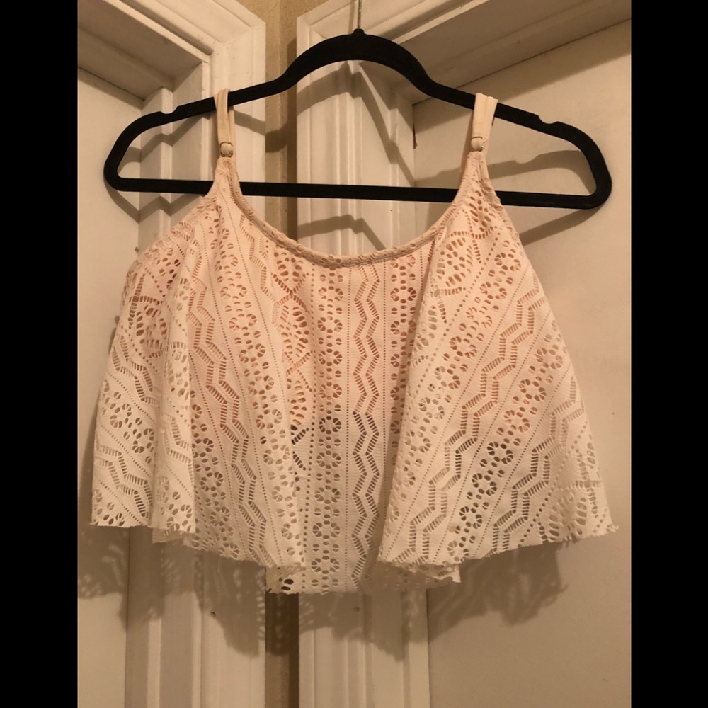 Crocheted crop top