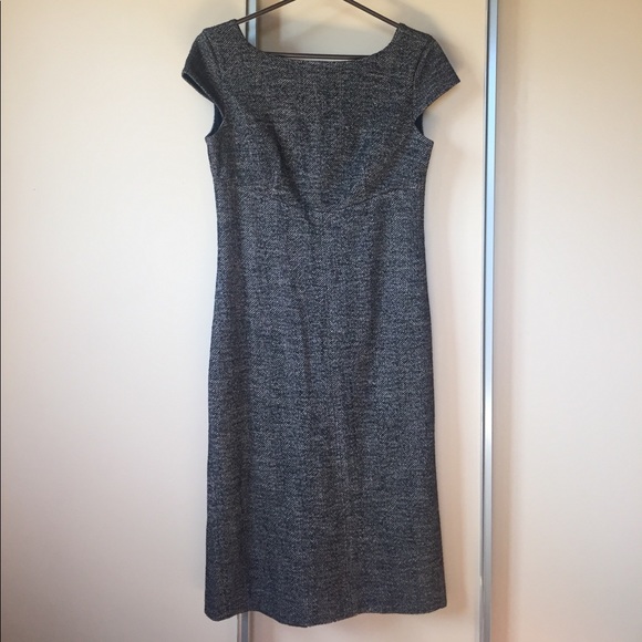 MaxMara Tweed Herringbone Dress - Picture 1 of 6