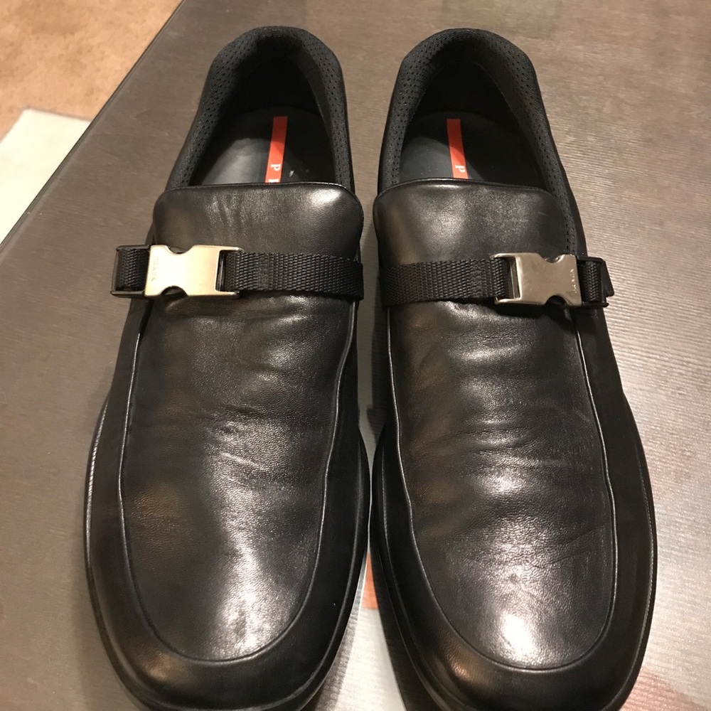 Prada Men’s Slip on buckle shoe