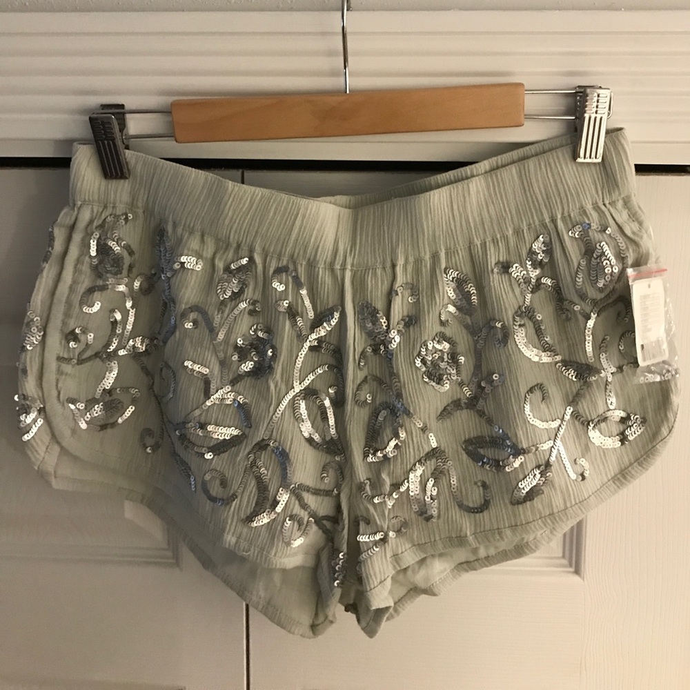 New urban Outfitters embellished soft shorts