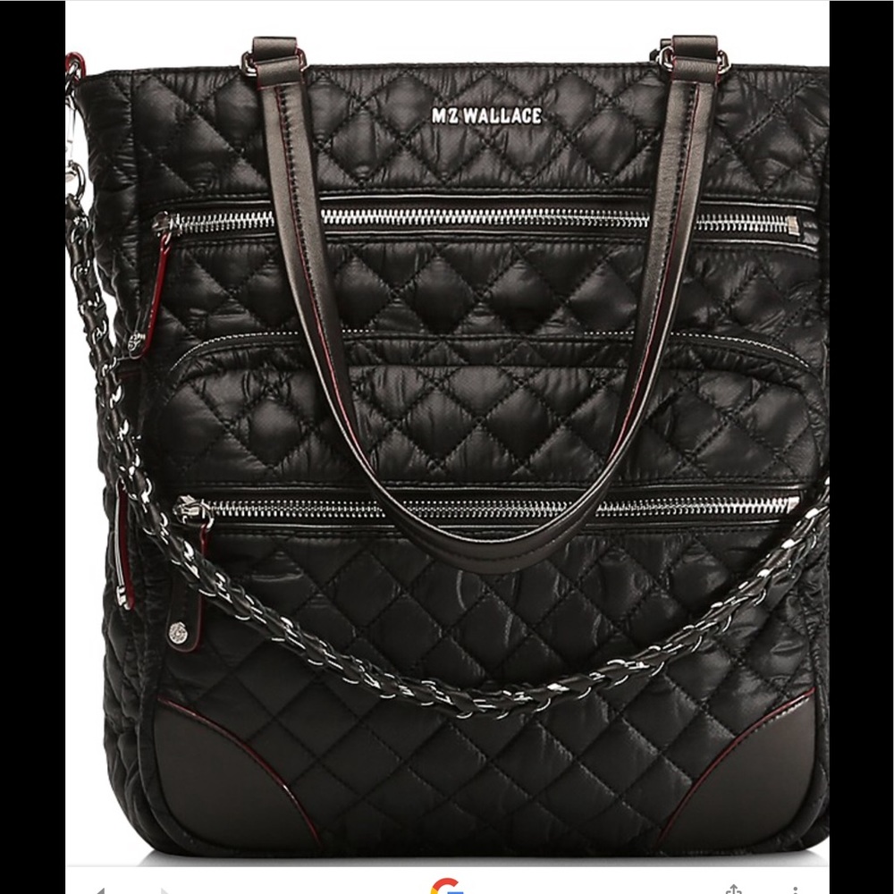 MZ Wallace Crosby Tote Black Oxford