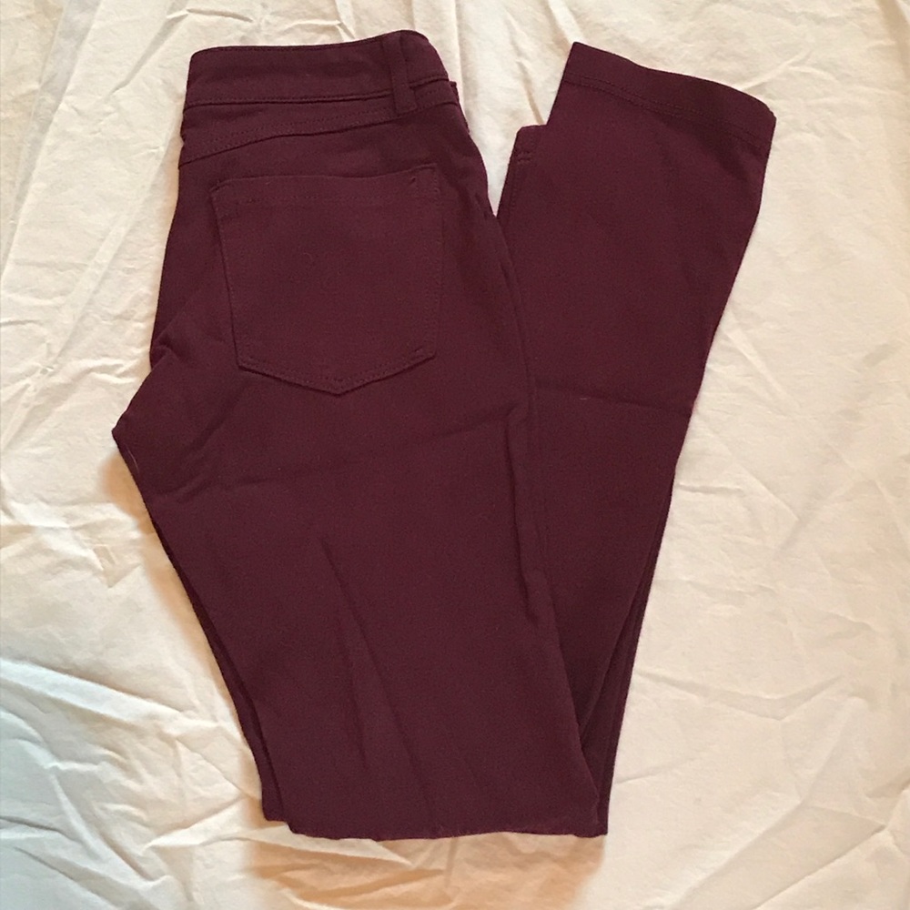NWOT Maroon/Dark Purple Jeggings