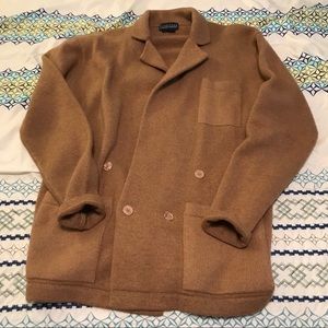 Vintage Nordstrom Camel hair cardigan