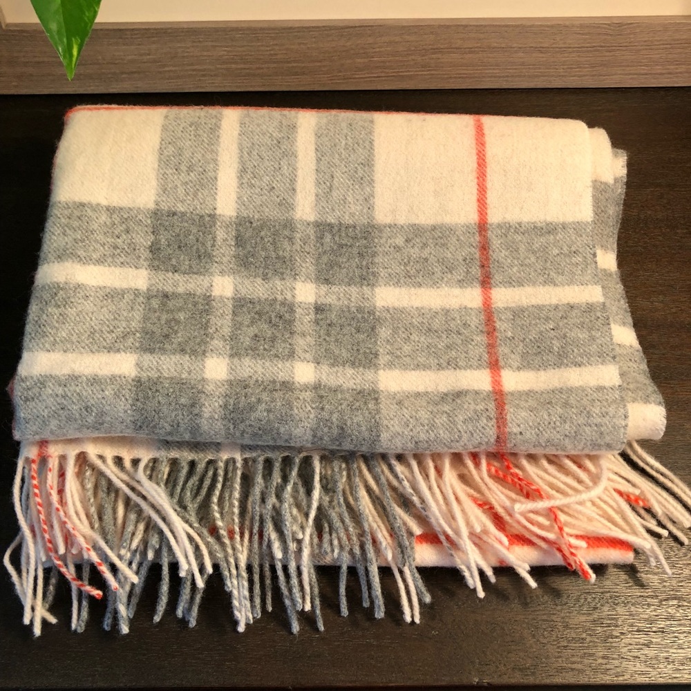 J.crew wool plaid scarf