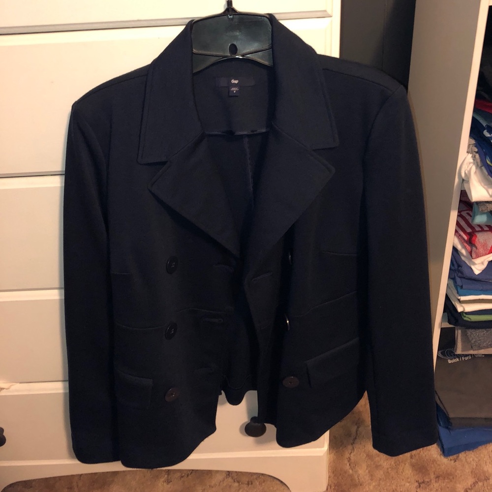 Small navy blue blazer