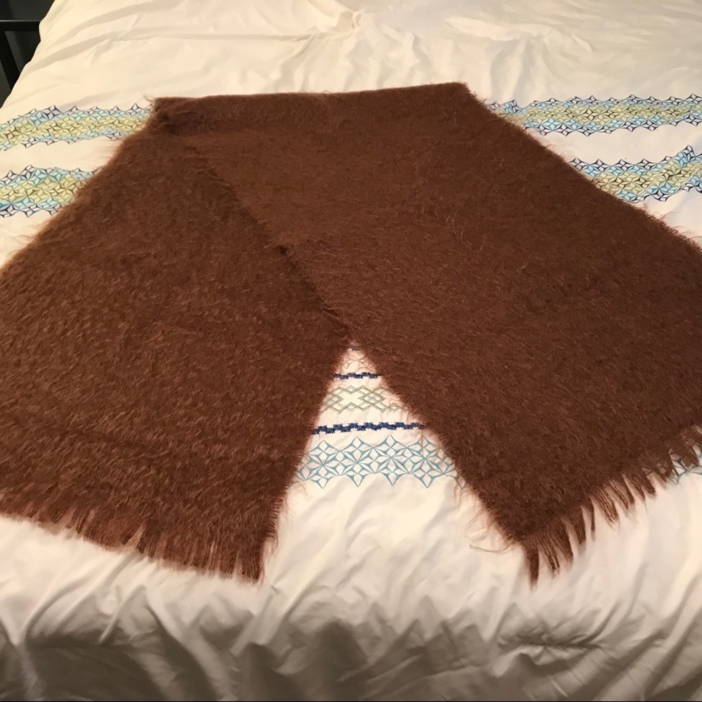 Vintage Mohair shawl- soft & warm