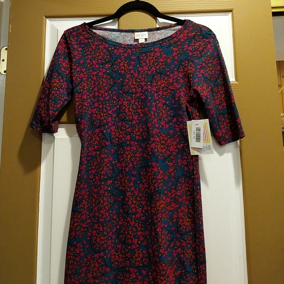 🆕 LuLaRoe Julia Dress - Picture 1 of 4