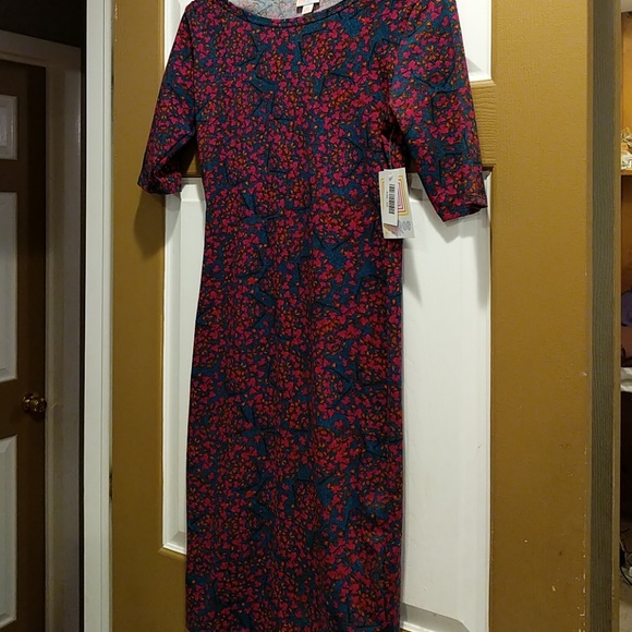 🆕 LuLaRoe Julia Dress - Picture 2 of 4