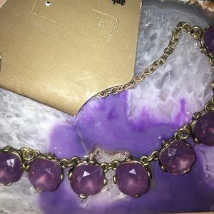 Boutique amethyst colored necklace
