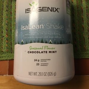 Isagenix chocolate mint shake