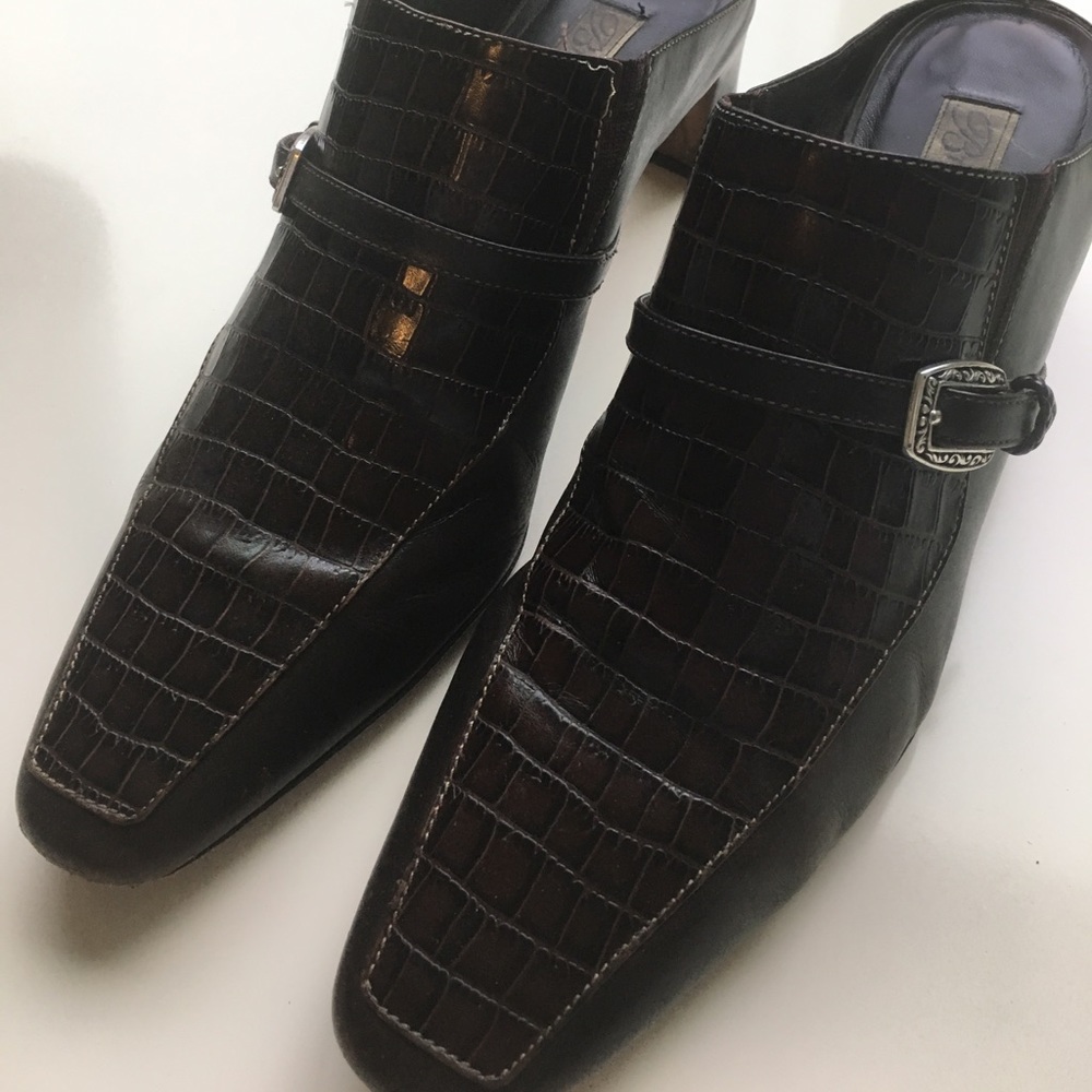 Brighton Tiana Mule with Croco Front