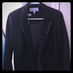 Awesome and sleek black blazer with studs