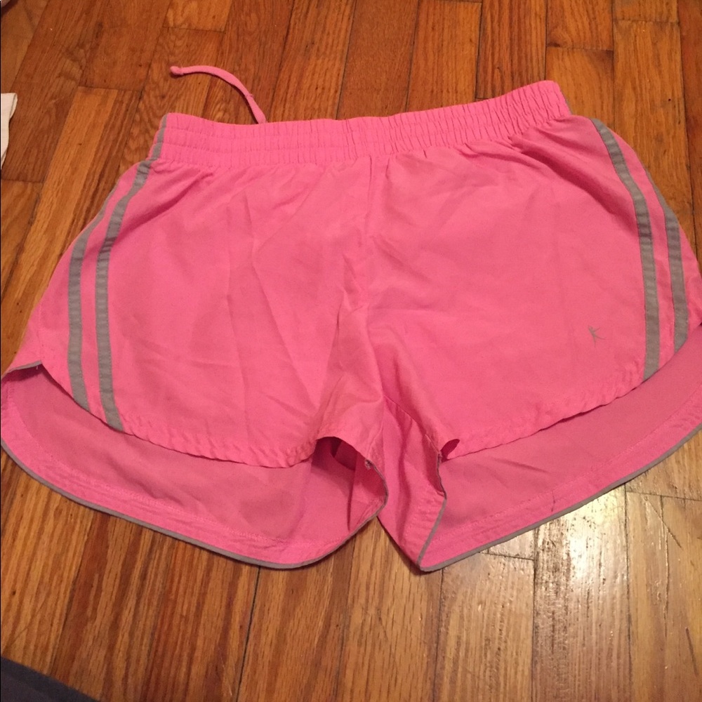 Pink and grey Danskin athletic shorts
